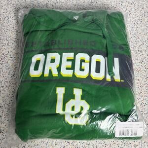 NWT Fanatics University Of Oregon Ducks UO Green Hoodie New NCAA Football Flaw